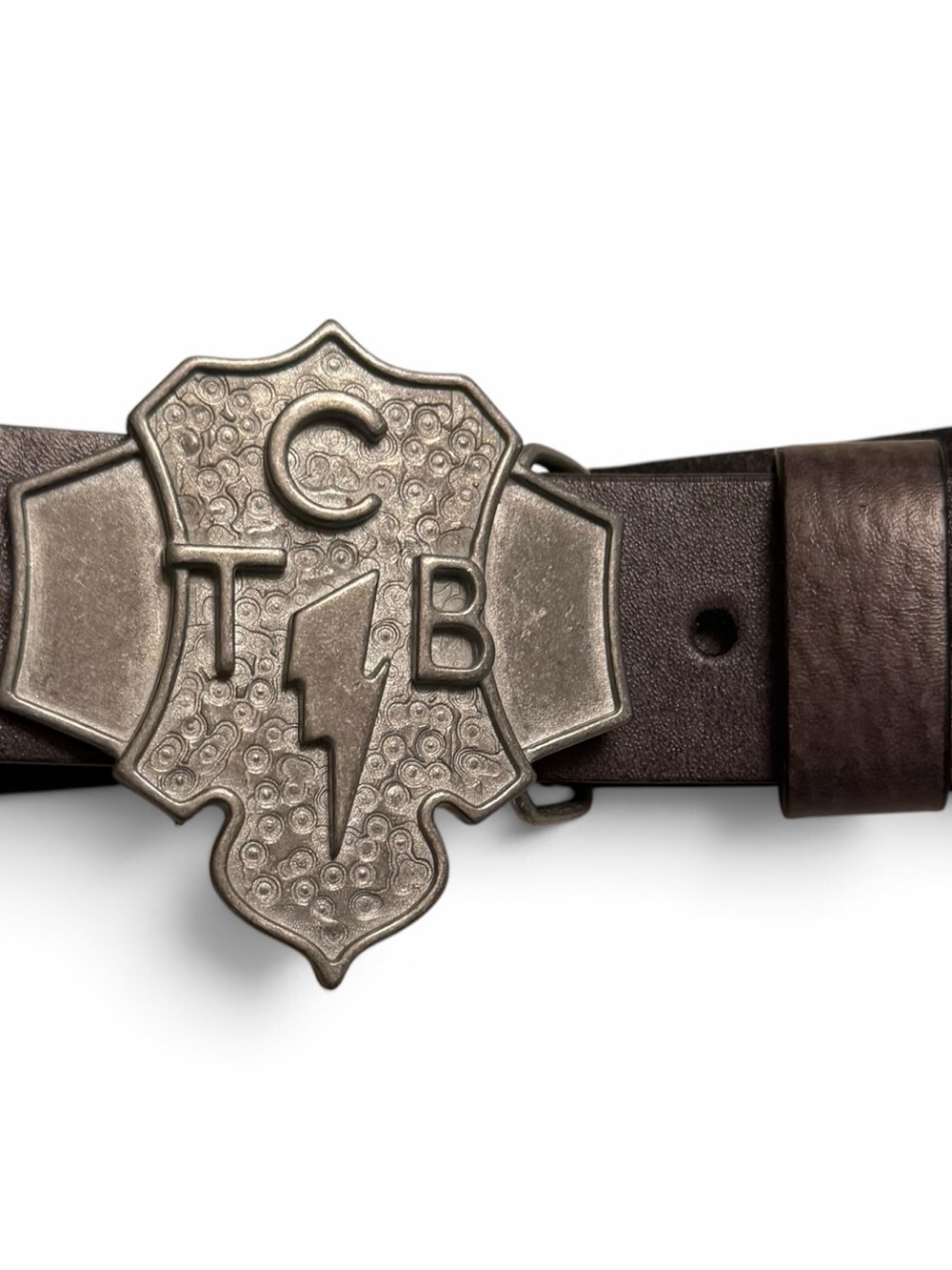 Elvis Presley TCB Taking Care Business 45th Anniversary Studded Leather Belt 42